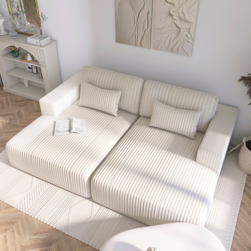 LIT DOUBLE CORDURoy avec 2 coussins