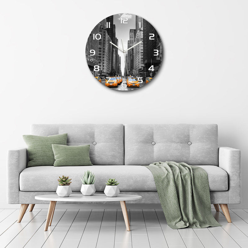 Jessika-Lilly Glass Wall Clock