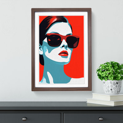 Minimalist Pop 1 Piece Single Picture Frame Wall Art
