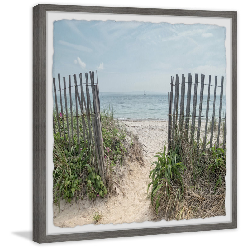 Gateway To The Beach by Marmont Hill - Single Picture Frame Painting, 61cm H x 61cm W