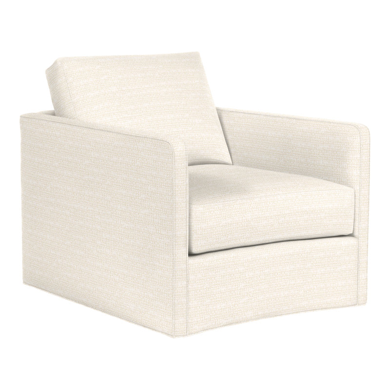 Wynne Swivel Chair, Perigold In The Loop Sea Salt