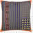 Bohemian Silk Geometric and Striped Silk Reversible Throw Pillow