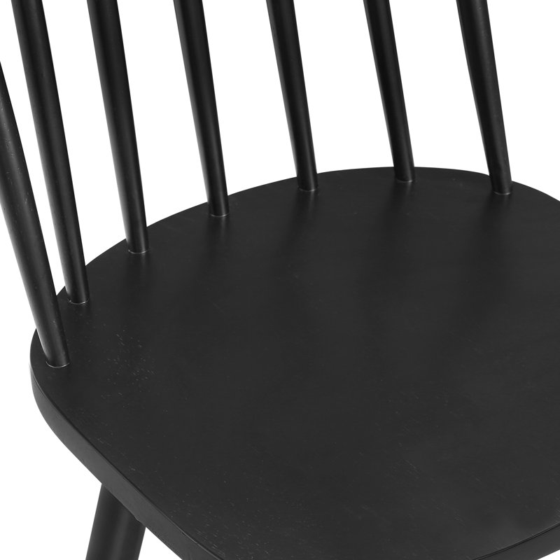 Windsor Back Swivel Solid Wood Counter Stool(Set Of 2)