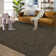 Braided Printed Texture Machine Washable Rug with Rubber Backing for Living Room Non-Slip Dining Room Rug Easy-Cleaning Floor Carpet for Bedroom