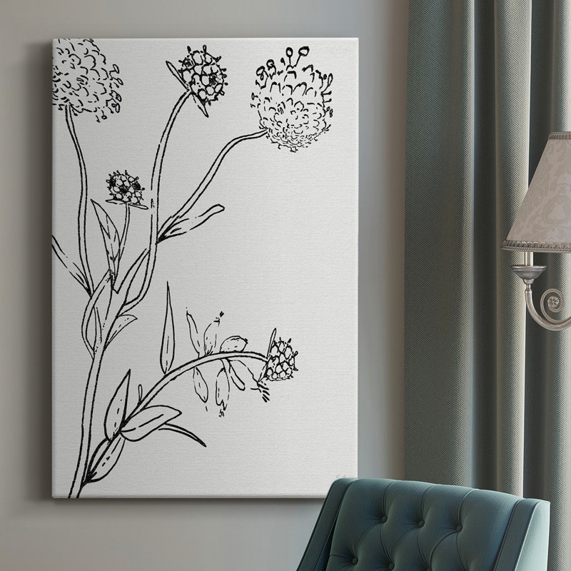 " Botanical Study I ", 27" H x 16" W x  1.5" D