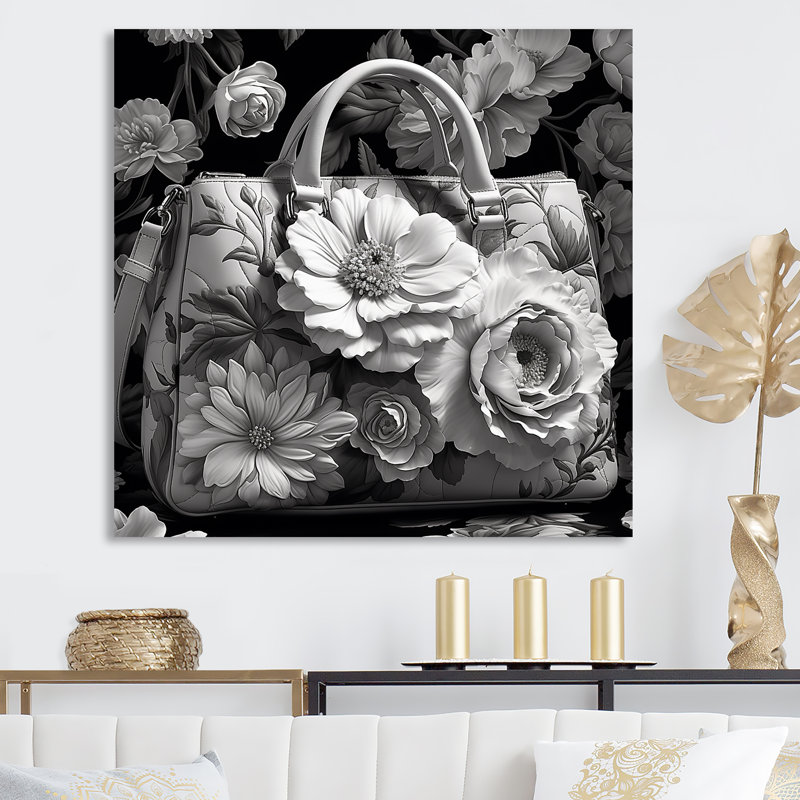 Sac à main monochrome élégant Elegance, Toile tendue, H 30 po x l 30 po x P 1,5 po