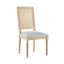 Ensemble de 4 chaises de salle à manger avec pieds cannelés-120974105-120974107