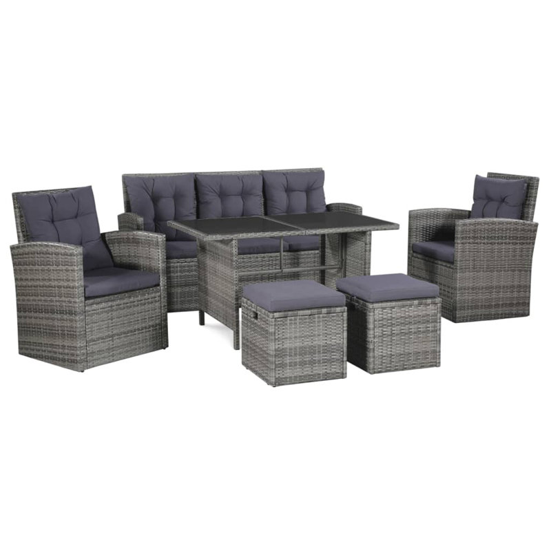 Stanyon Deep seating with Cushions, Gray