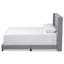 Lit tapissier capitonné standard à profil bas Evis-33487098-33457086
