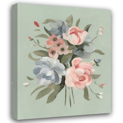 Art sur toile tendue Red Barrel Studio® Scarvey, Emma Gallery, Pastel Bouquet II