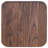 Gladus Rustic Walnut Wood Seat for Colourful Metal Barstools