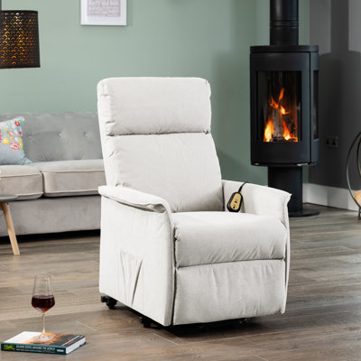 Susana Electric Lift Assist Rise and Recline Chair - Stone