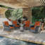 Ensemble de conversation avec coussins 4 pièces Nellie-1139020631