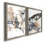 Ruckus III - Ensemble de 2 peintures sur toile encadrées-62241401-62241407