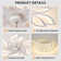 Firsdon 7 - Blade Dimmable LED Ceiling Fan with Remote Control and APP