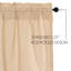 Panneaux de rideaux semi-diaphanes 100% coton Chasen-1665212984