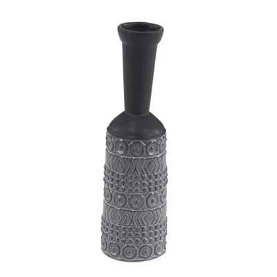 Helwig Gray Ceramic Table Vase