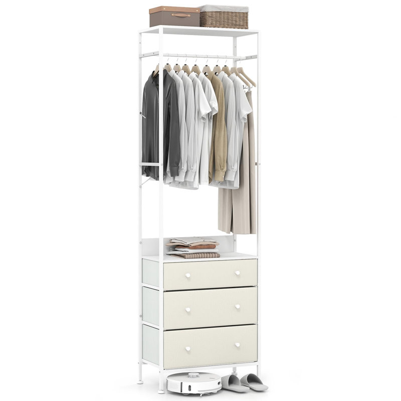 55cm Clothing Rack, Beige
