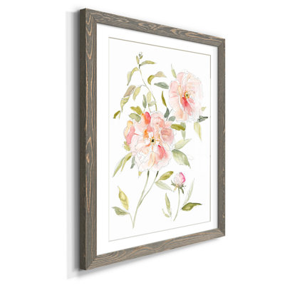 Carnet de croquis Cottage Rose II - Cadre photo, reproduction d'art sur papier