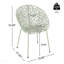 Ensemble de 2 chaises de patio d'extérieur