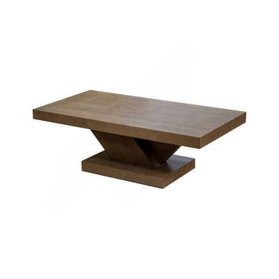 47" Modern Cross Leg Coffee Table, Sturdy X-Shape Design, Solid Wood Veneer, Large Living Room Center Table with Ample Storage Space