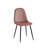 Ezzidi 7 - Piece Rectangular Marble Pattern Veneer Wooden Dining Table With 6 Upholstery Chairs-1304043529