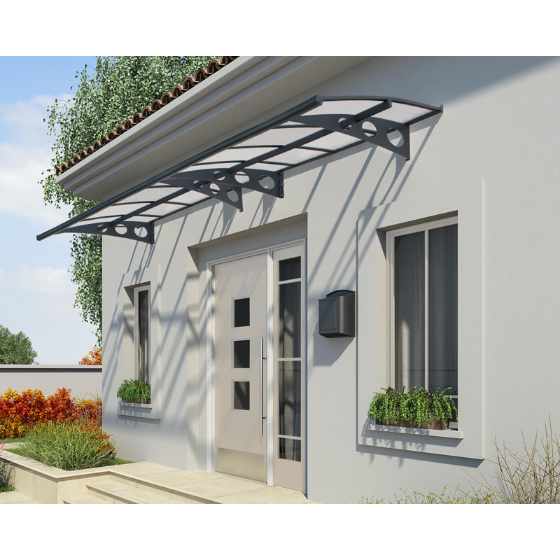 Canopia By Palram 447cm W x 139cm D Glass Clear Cover Retractable Door / Window Awning