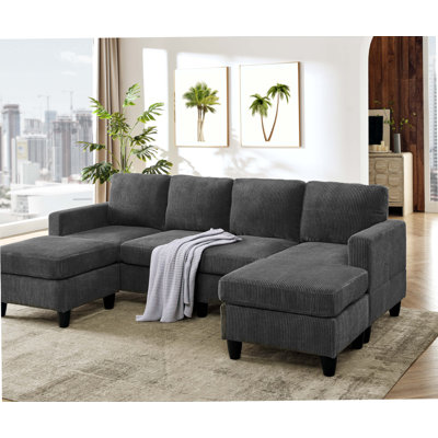 Loette 3 - Piece Upholstered Sectional