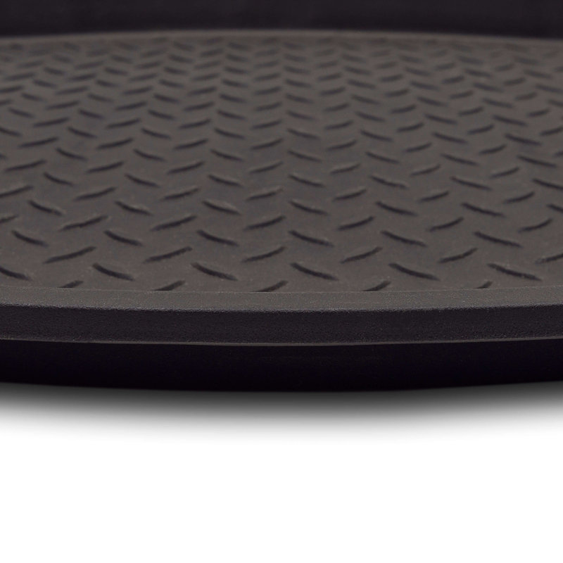 Chet Diamond Utility All Weather Indoor Outdoor Rubber Boot Tray, 29.5" x 15"