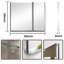 Armoire à pharmacie avec miroir l 30 po H 26 po Cekaj