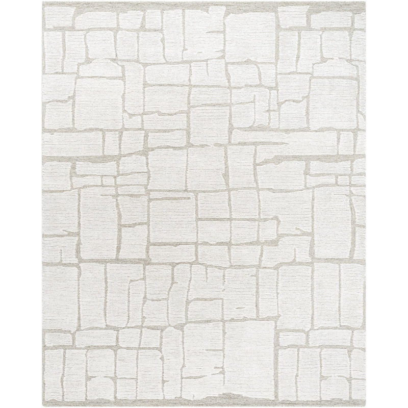 Tapis d'intérieur fait à la main Jacobie, Rectangulaire 2 pi x 3 pi
