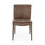 Mayer Genuine Leather Dining Chair Brownk Set of 2