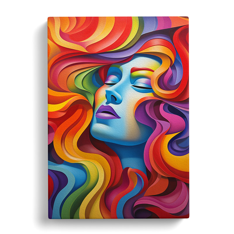 Rainbow Orphism - No Frame Print
