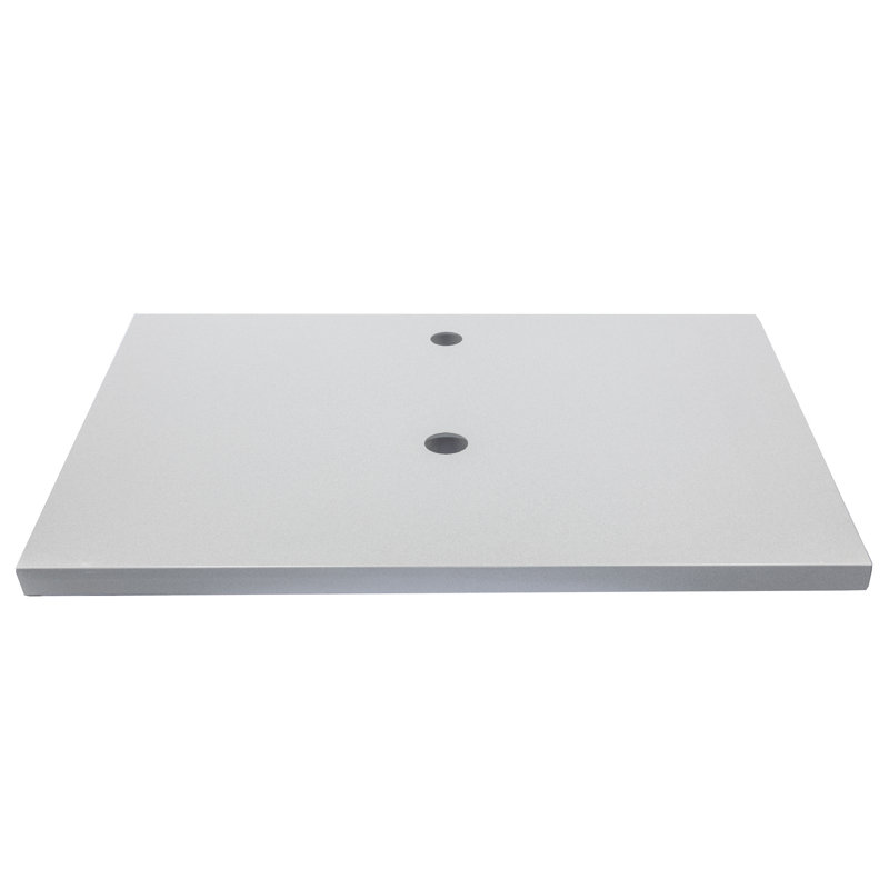 Light Gray Terrazzo Vanity Countertop for Vessel Sinks, 31"x22"