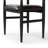 Harding Polyurethane Low Back Armchair in Black