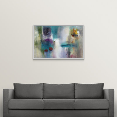 « turquoise rétablissement », peinture sur toile