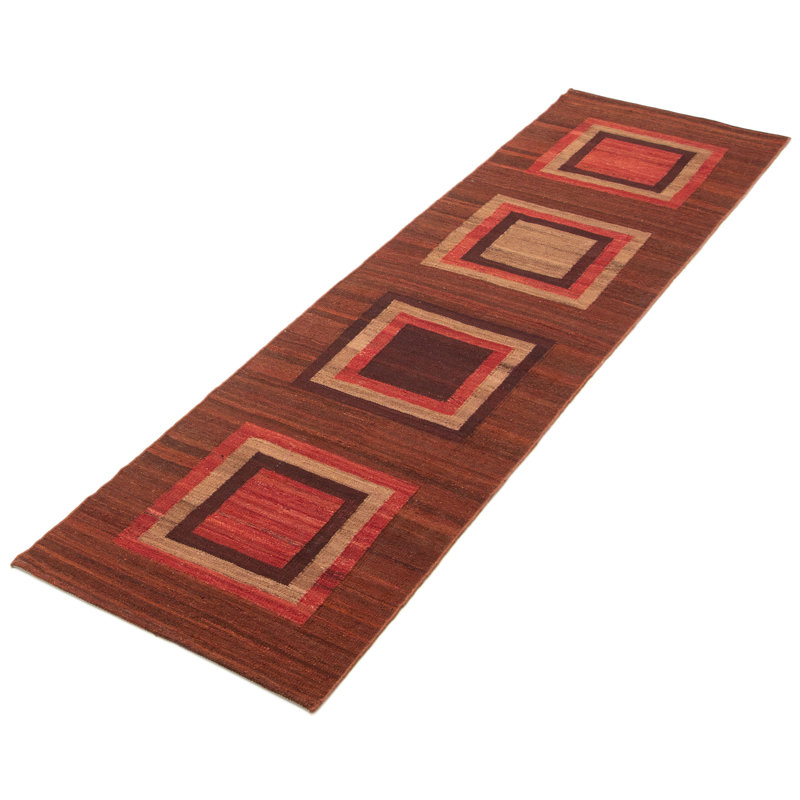 Natural Brown Tapestry Kilim 2'6" x 9'10"