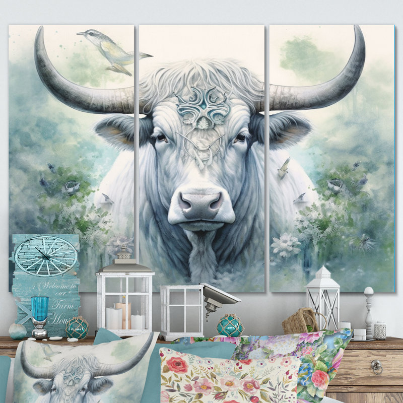 Ensemble de 3 décorations murales Château rustique I