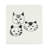 Set Of 2 Simple Cat Faces Dishcloth