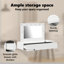 MDF 100 X 40 X 70 Cm Storage Dressing Table Rectangular-1307085858