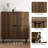 31.5''w Shoe Storage Cabinet For Foyer, Hallway Slim Entryway Freestanding Wood Hidden Shoe Organizer With Flip Doors-2096661048