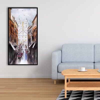 Historic place - 24"x48" Framed canvas