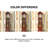 77.95"New Chinese-style solid wood mechanical upright floor clock
