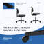 Ensemble de bureau: chaise de bureau en filet et bureau électrique-114530667