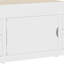 Lit plateforme simple blanc avec rangement et 4 tiroirs-816530587