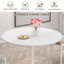 Round Dining Table, Table Small Kitchen Table For Dining Room Kitchen Living Room Mid-Century Leisure Table Bistro Table-865196627-865454320