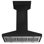 ZLINE 36 po Hotte pour îlot de cuisine convertible Designer Series