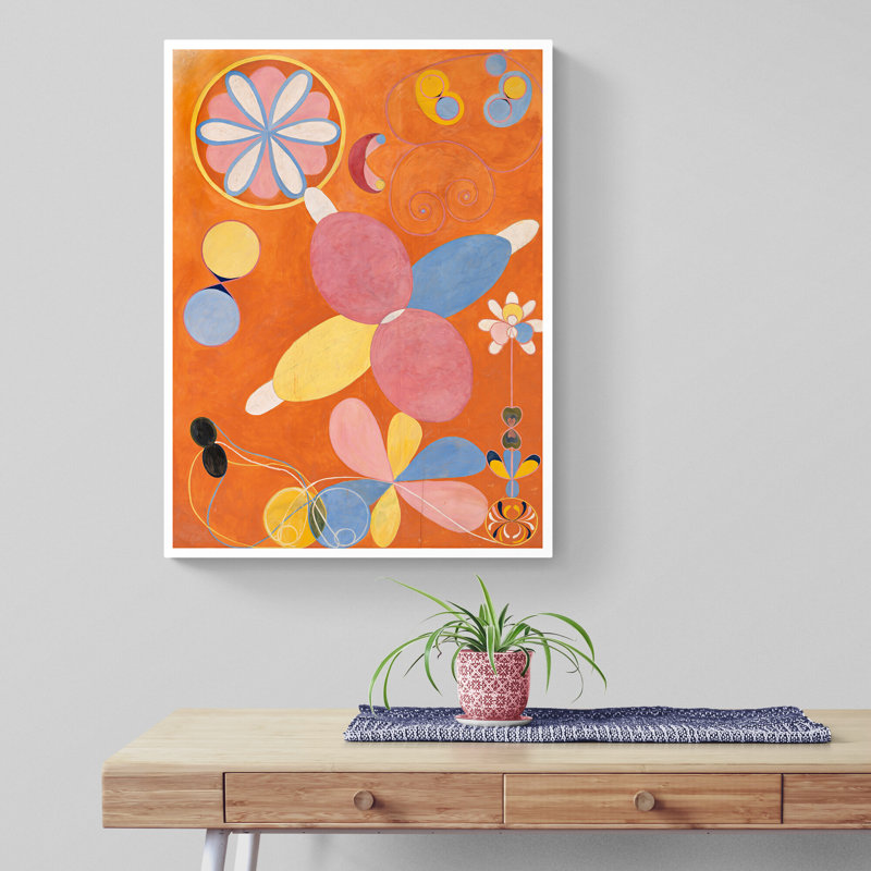 The Ten Largest No.4 Youth by Hilma AF Klint - Wrapped Canvas Print, 31cm H x 21cm W x 4cm D