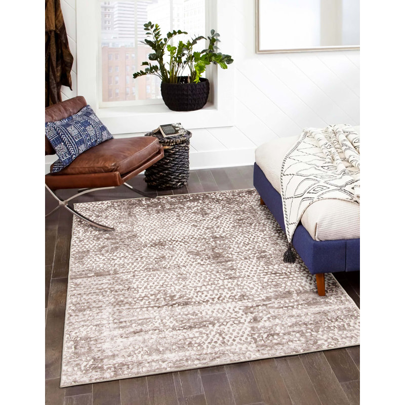 Sarah Ivory Rug, Rectangle 5' x 8'