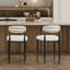 Tabouret de comptoir rembourré Velora-507967243